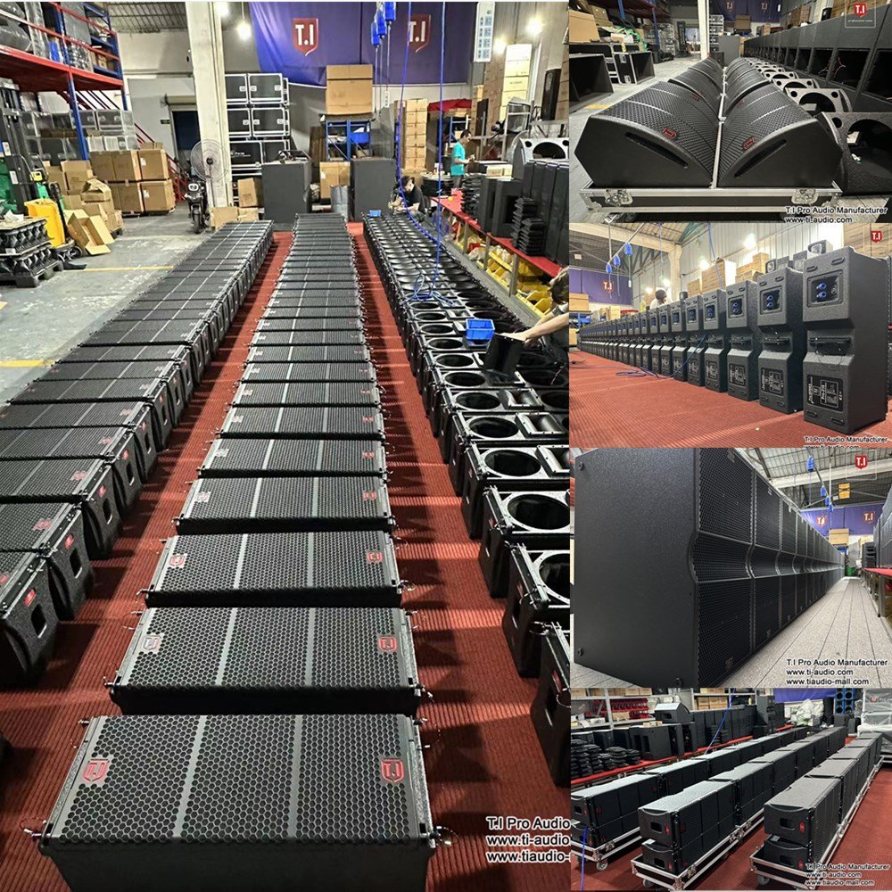 Professional Outdoor Audio Sound Equipment Passive Dual 10 Inch 2-Way Line Array Speaker with Powered 18-Inch Module Subwoofer