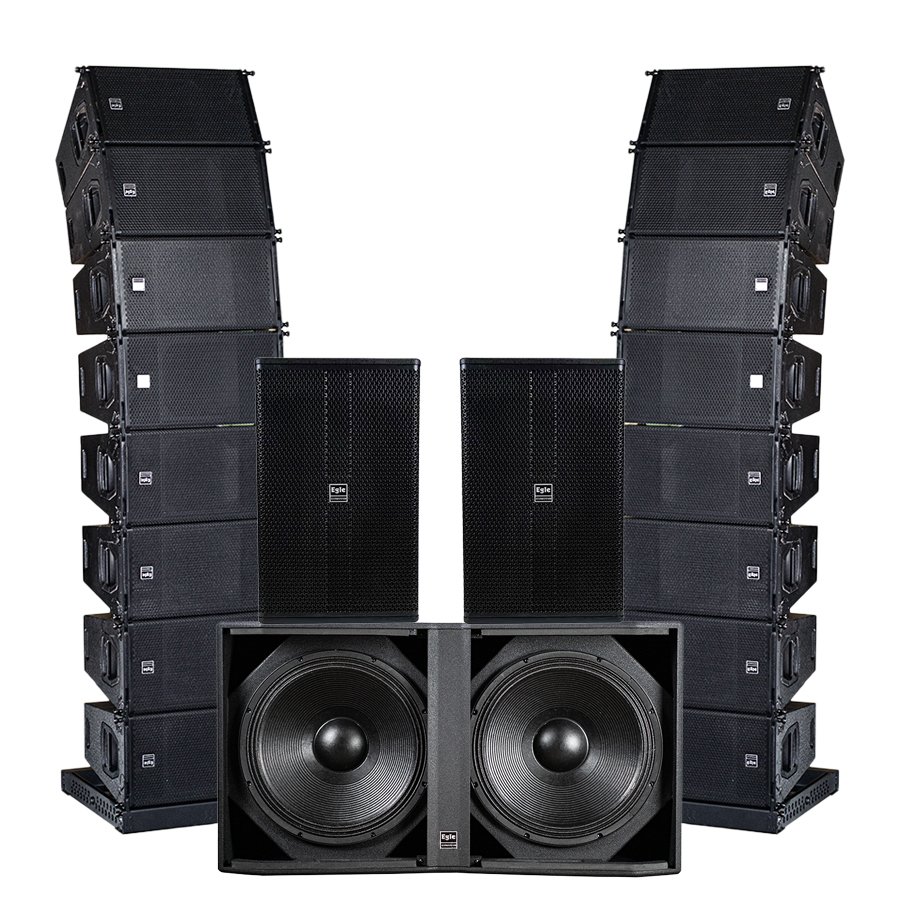 speaker system passiv pro audio touring events equipment sound speaker Double 10 inch Line array
