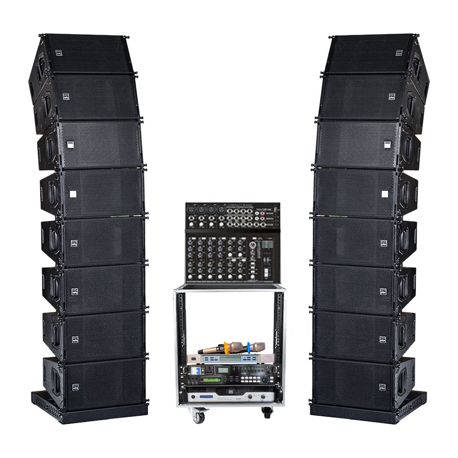 speaker system passiv pro audio touring events equipment sound speaker Double 10 inch Line array