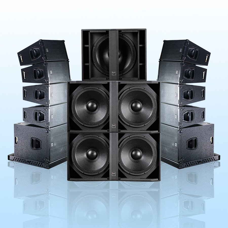 speaker system passiv pro audio touring events equipment sound speaker Double 10 inch Line array