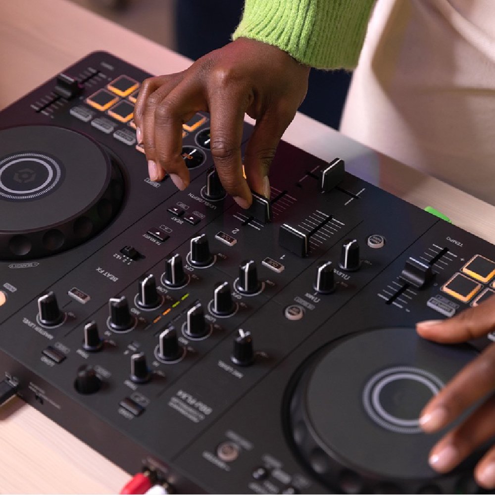 Best DJ Controller Sound System Speakers & Amplifier DJ DDJ FLX4 2 Channel DJ Controller Audio Console Mixer
