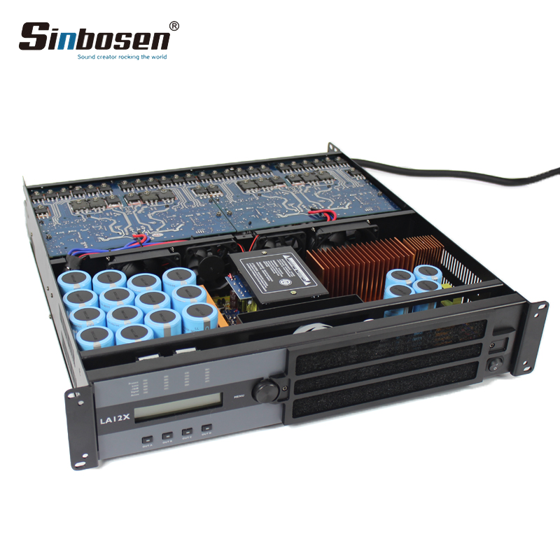 Sinbosen LA12X sound 2000watt 4 channel dsp amplifier for stage performance