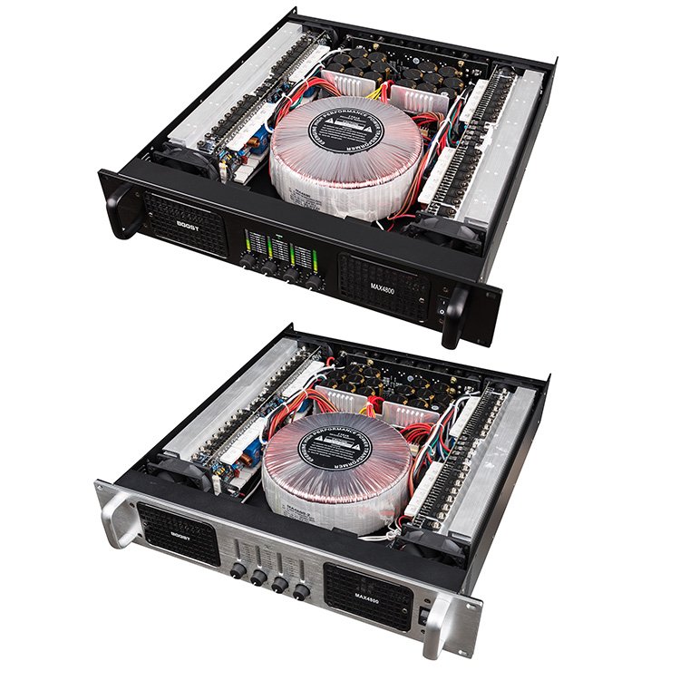 customize panel MAX4800 Dj 4 Channel Class H 800w Professional Power Amplifiers sound stereo amplifier audio power amplifier