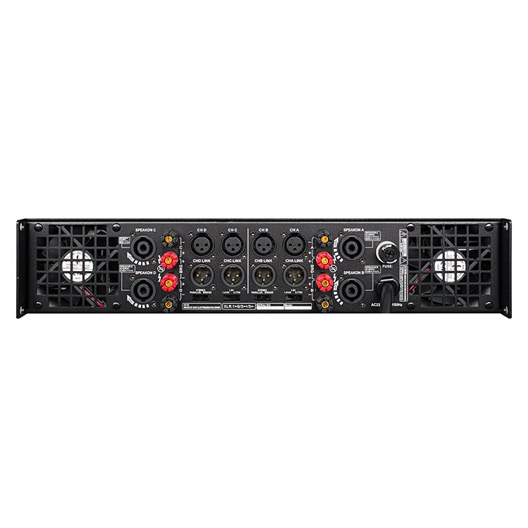customize panel MAX4800 Dj 4 Channel Class H 800w Professional Power Amplifiers sound stereo amplifier audio power amplifier