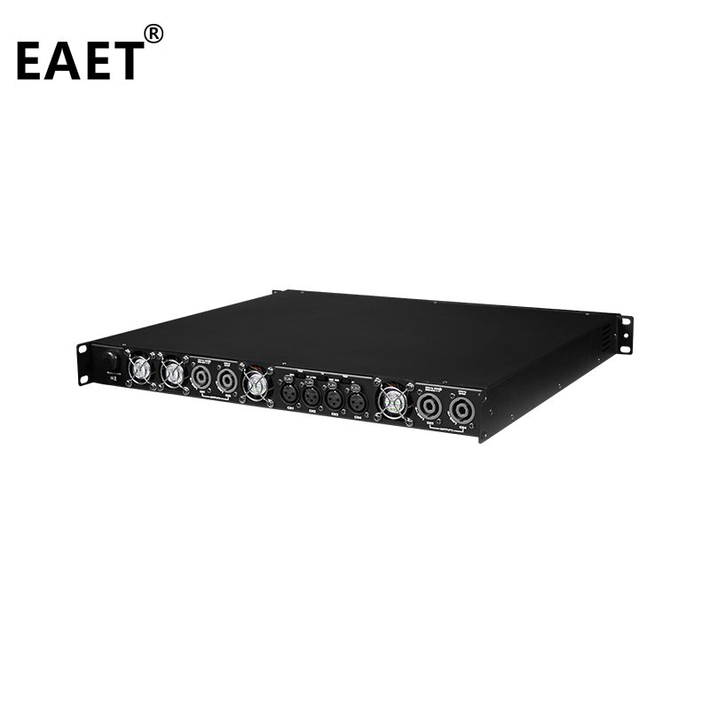 4 channel digital Amp lu high quality 4 channel class d amplifier 1800wx4 Digital Class D Amplifier Metal Carton Box Pro Audio