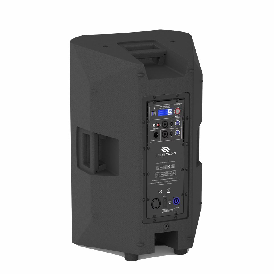 500w plastic active speaker with class-d amplifier tws usb bluetooth dsp professional sound equipment