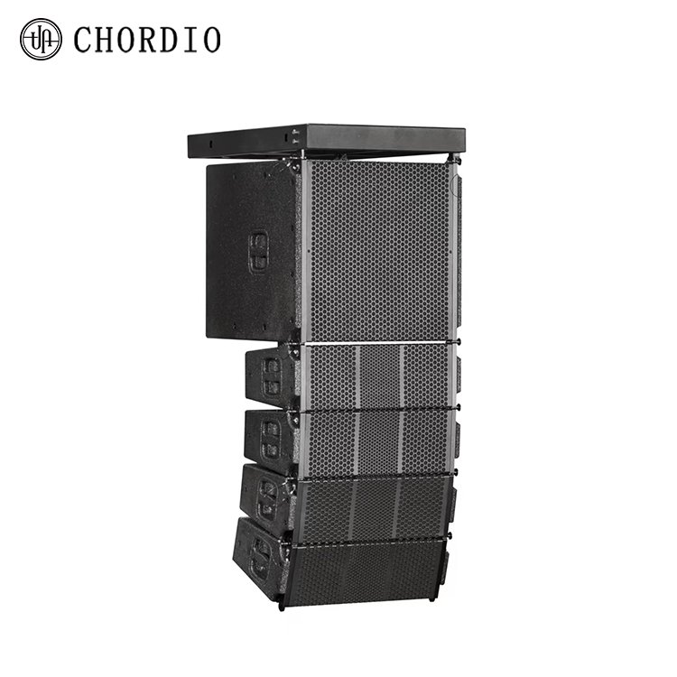 Chordio CH-208-Movable Line Array Speaker 8 Inch 2 Way Speakers 8 Inch Subwoofers As Line Array For Performance 6000 Audience