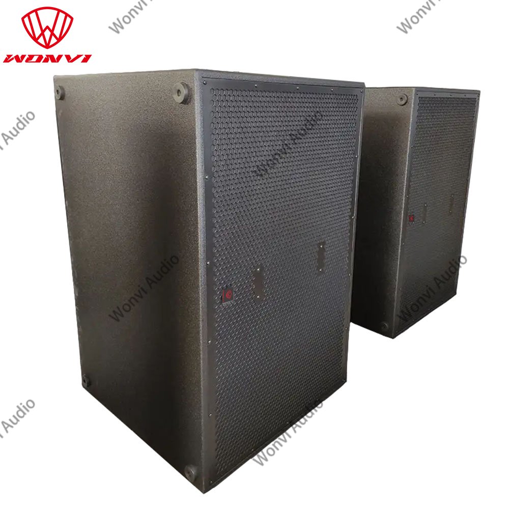 8006 professional dual 18 inch active subwoofer PA sound system High powerful subwoofer