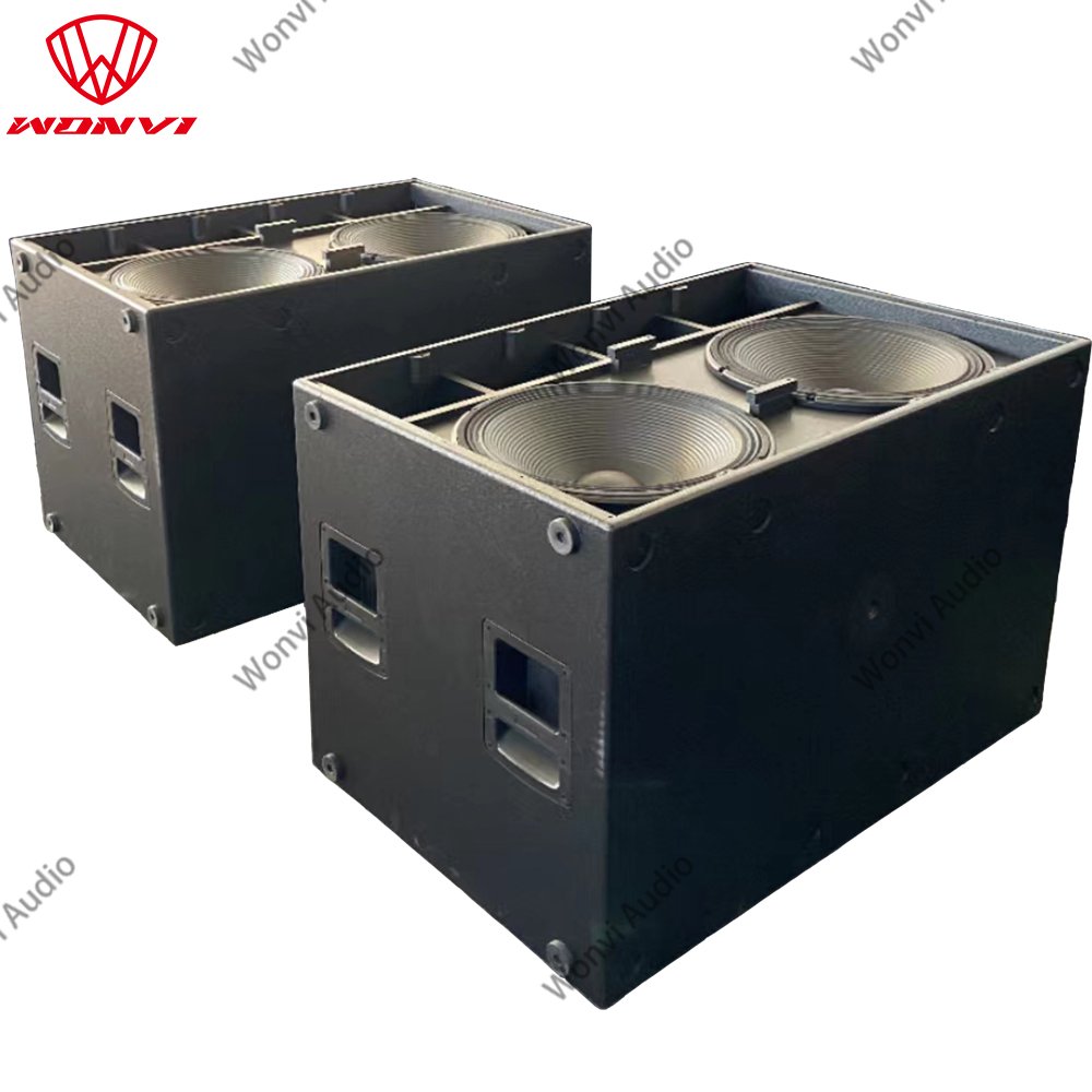 8006 professional dual 18 inch active subwoofer PA sound system High powerful subwoofer