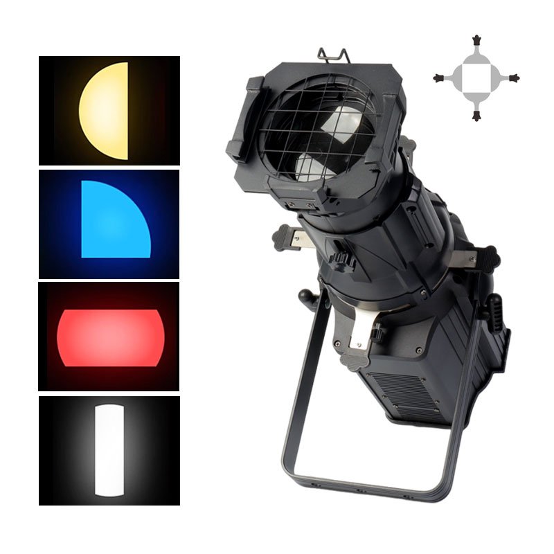 Sailwin SW-P200 200W 4in1 RGBW LED Spot Profile Light for Theater Light Church Stage Lighting