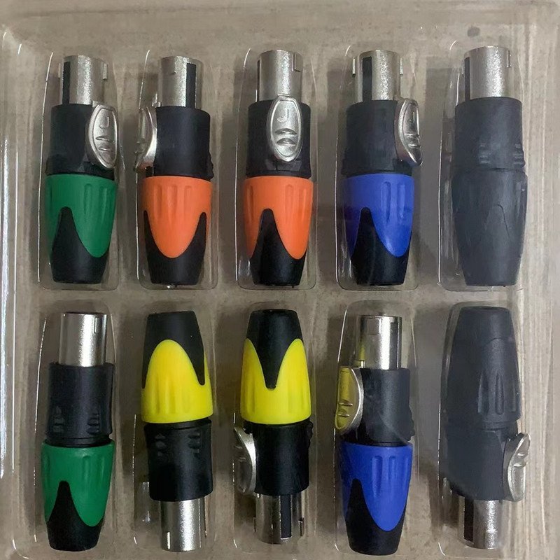 Speakon NL4FC Metal Copper Core Speaker Cable Connectors Speakon Audio XLR Connector for Loudspeakers