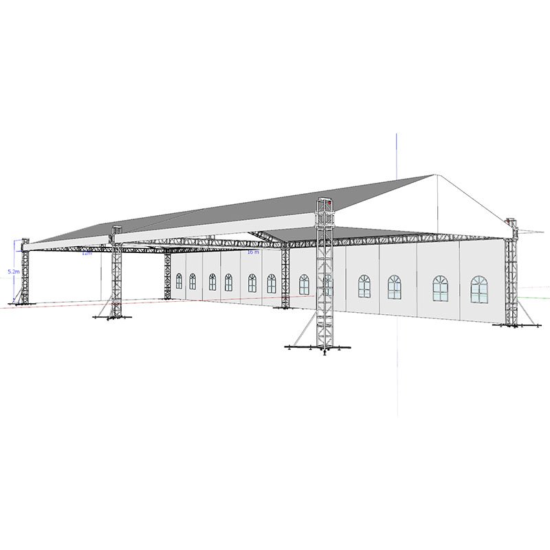 Outdoor Event Truss System Aluminum Stage Lighting Speaker Studio Truss for Sale