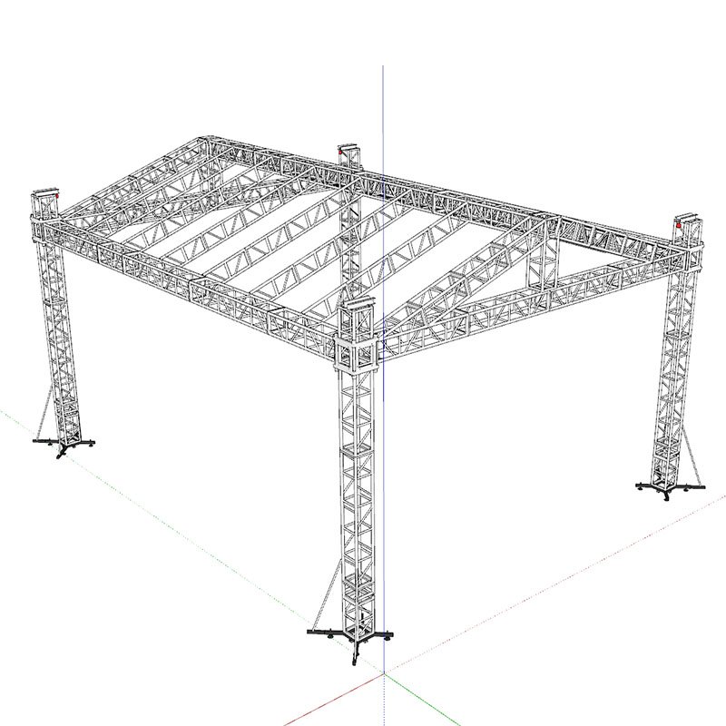Outdoor Event Truss System Aluminum Stage Lighting Speaker Studio Truss for Sale