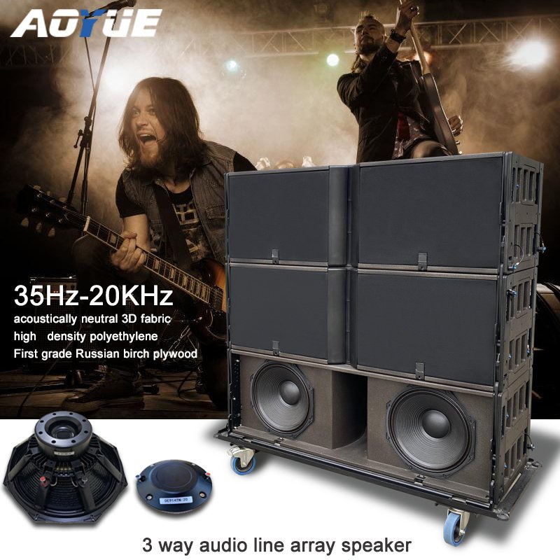 KA-1 speakers audio system sound passive line array speakers 15 inch professional