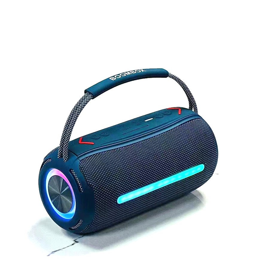 BOOMBOX360 outdoor wireless portable woofer IPX6 waterproof fabric speaker bass subwoofer HIFI music bt speaker With RGB Light