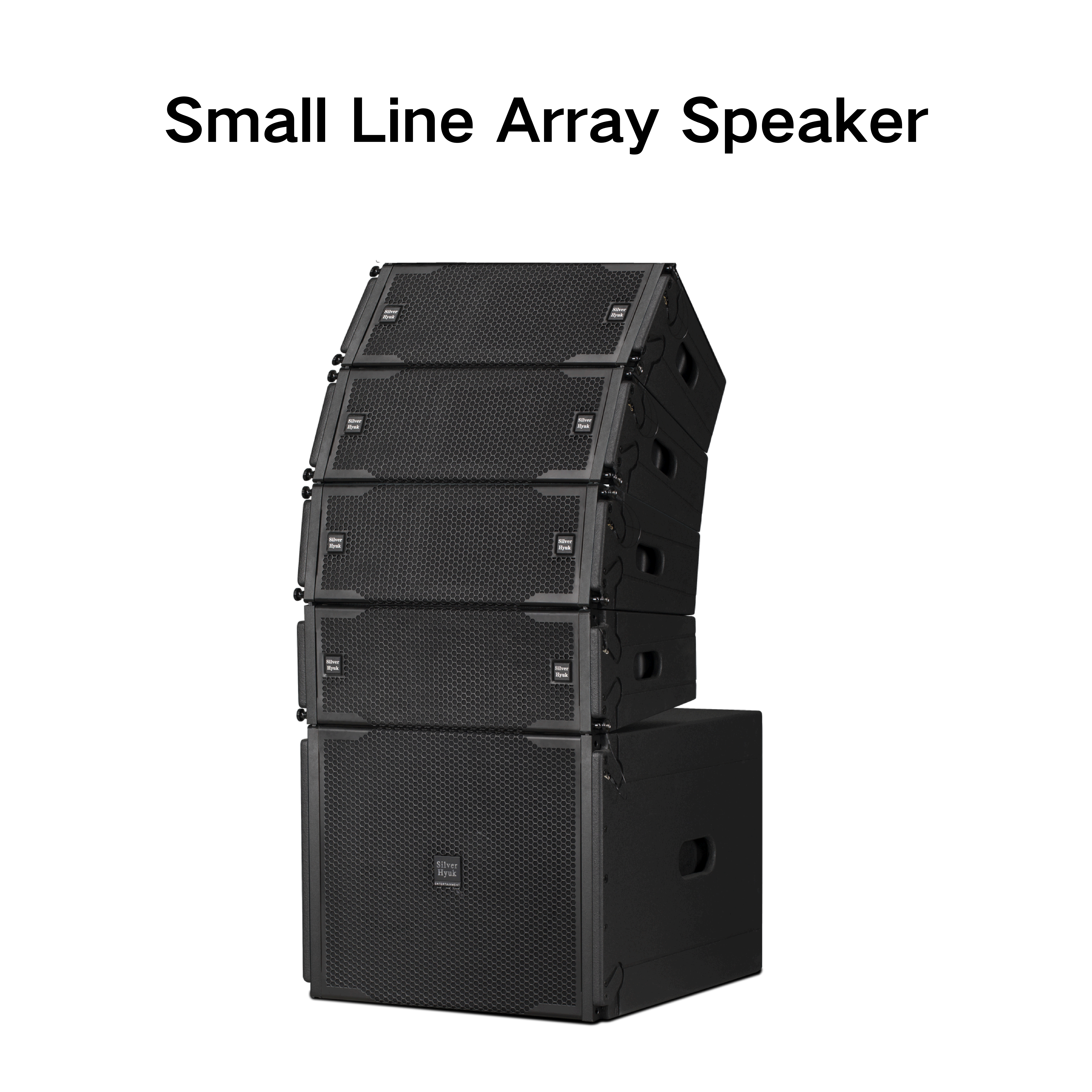 250W Dual 6.5 Inch Two Way Passive Line Array Speaker For Bars Concerts and Outdoor Performances