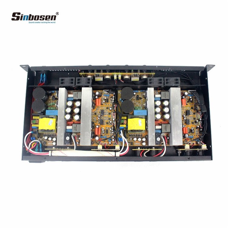 Sinbosen dj speaker digital amplifier 1U class d K4-450 professional 450watt 4 channel power amplifier