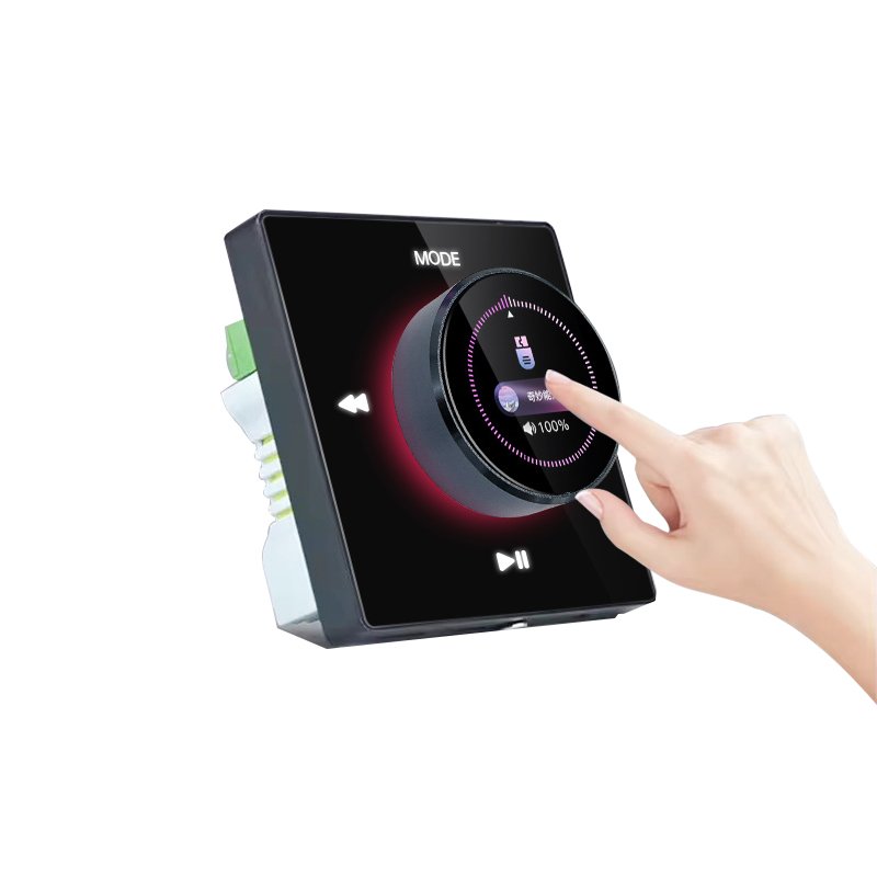 4-Inch Touch Screen Wall Mounted Home Sound System Background Music Host Amplifier for Theater Systems wall amplifier