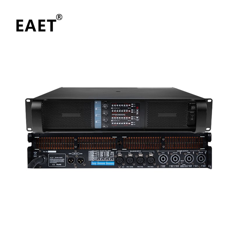 FP-22000Q Cheap Rate 2U 4CH Power Amplifier 2200W Class-TD 4 Channel 16000 Watt Class D Professional Dj Power Amplifier