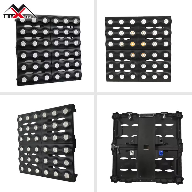 Wholesale professional audio video equipment dmx lighting 3w*36pcs led wash warm white gold matrix beam blinders light for disco