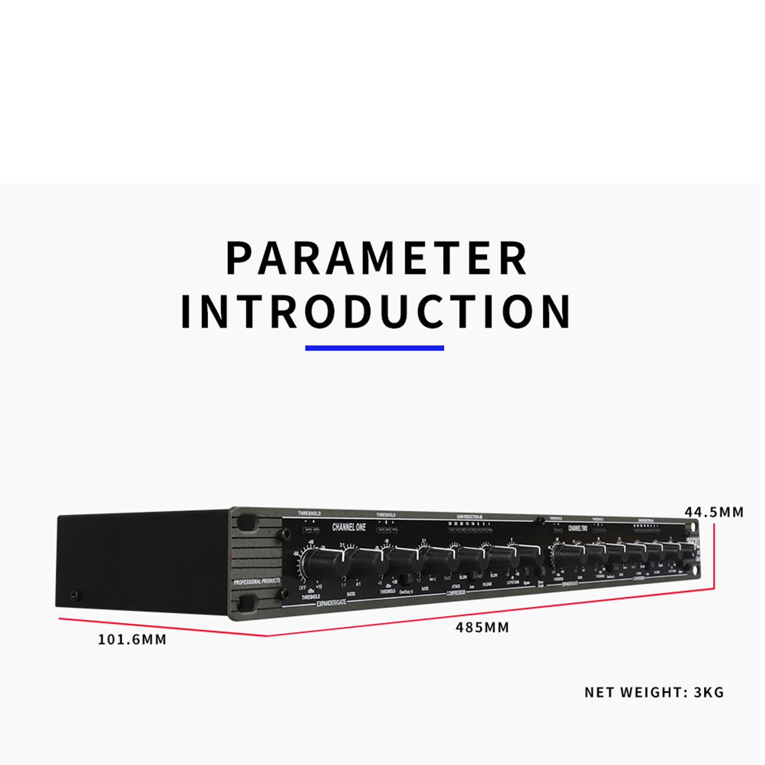 High Quality 266xl Digital Crossover Sound system Audio professional Equalizer for Professional Stage Sound Equipment