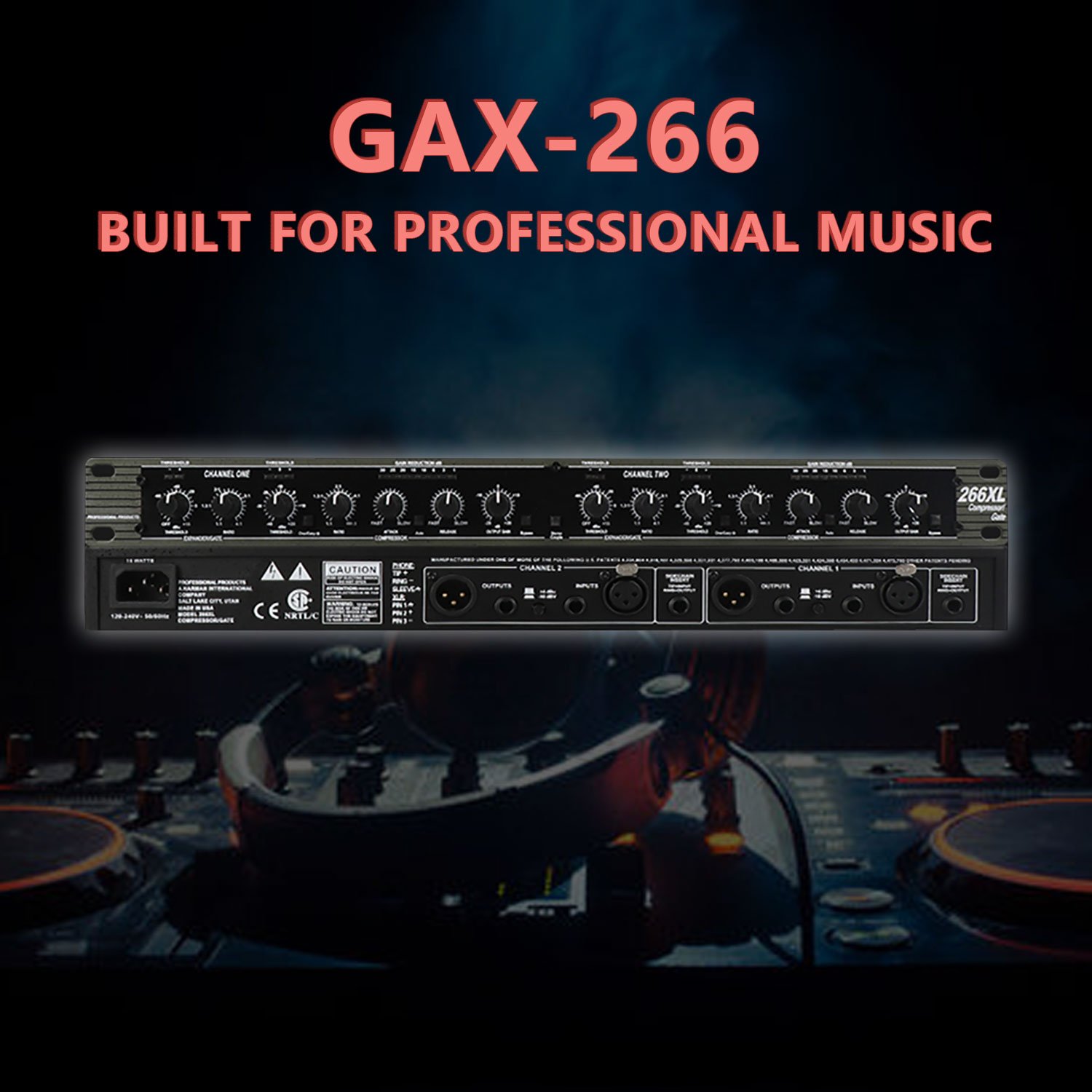 High Quality 266xl Digital Crossover Sound system Audio professional Equalizer for Professional Stage Sound Equipment