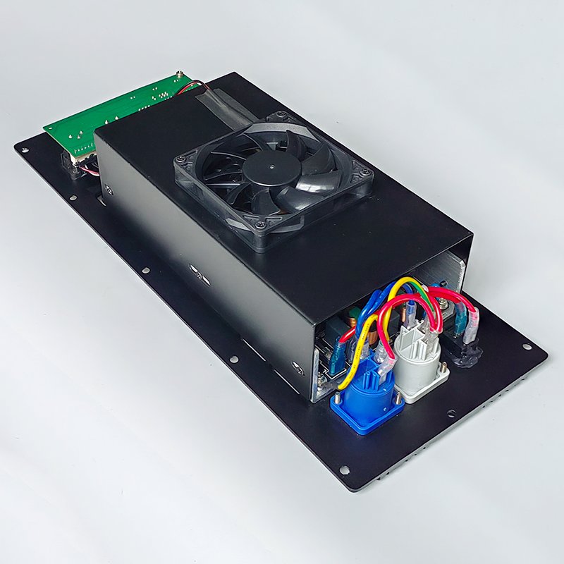 Class D 1200W Active Module: Variable-Speed Fan Cooling, LCC Power Supply, 1200W @ 4ohms, DSP PDA1001+PRE