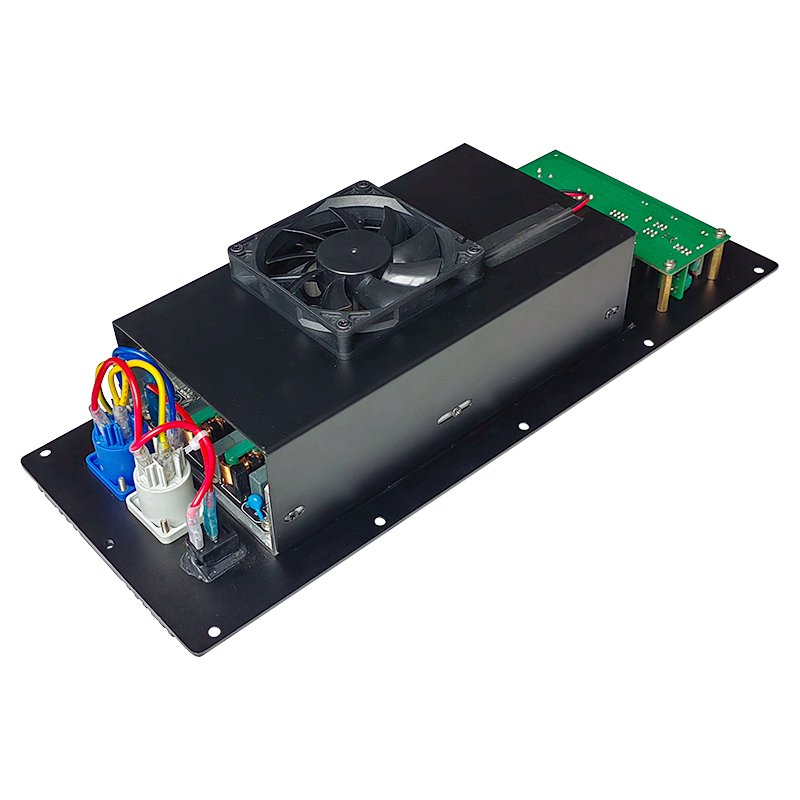 Class D 1200W Active Module: Variable-Speed Fan Cooling, LCC Power Supply, 1200W @ 4ohms, DSP PDA1001+PRE