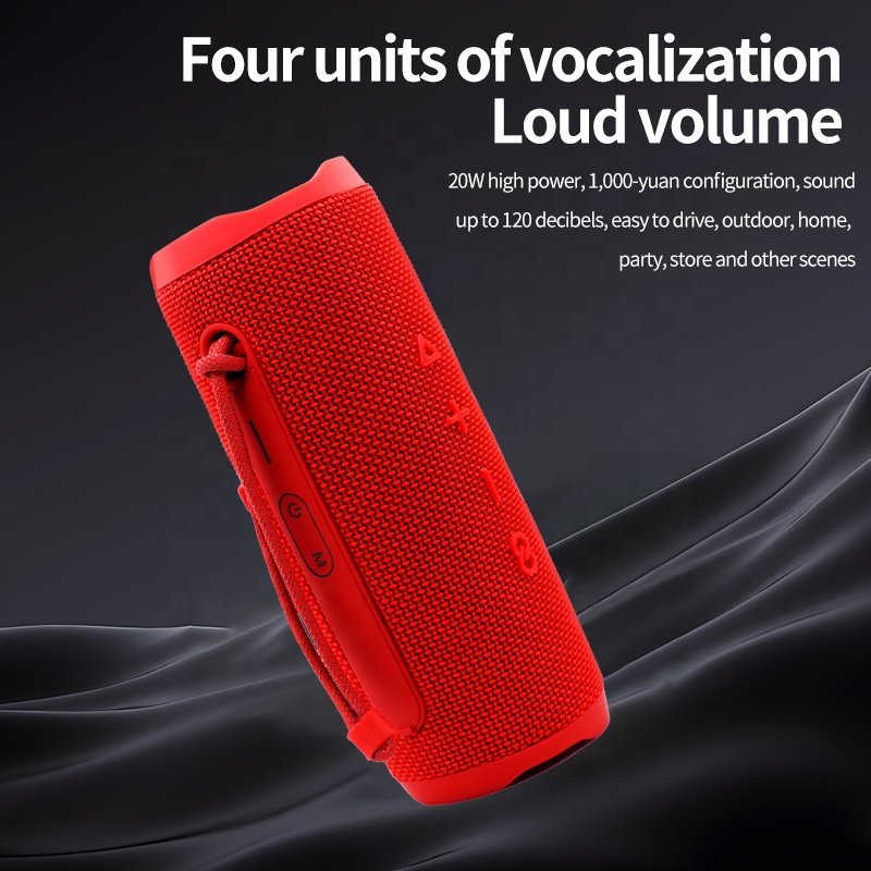 2024 Latest Design Portable Outdoor Speaker Subwoofer Home Theatres Loud Waterproof Speaker Boombox Wireless Portable Speaker