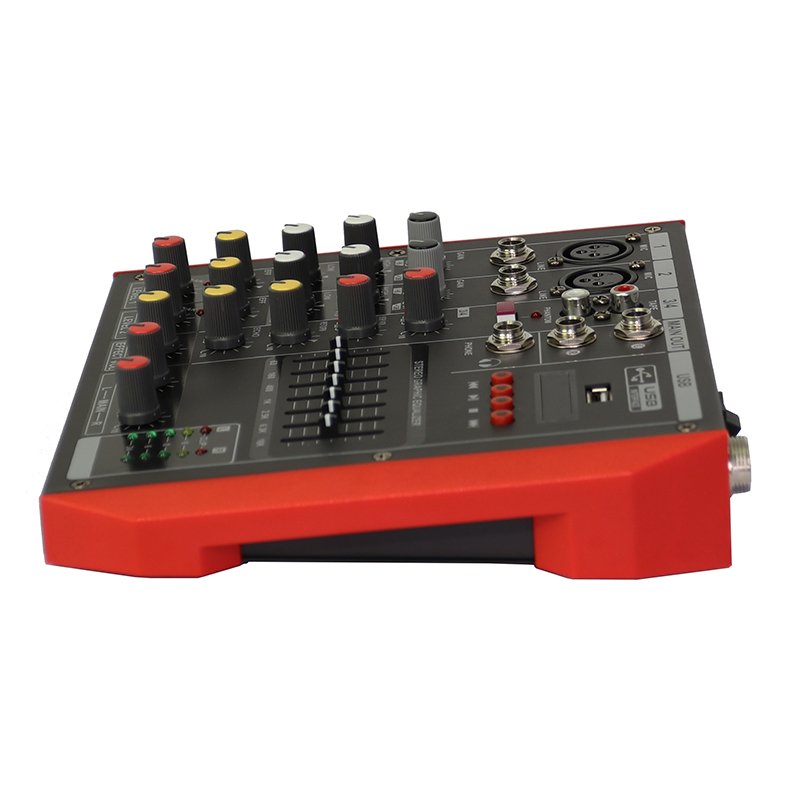 Professional Music Equipment Mixing Console With 48v Power video Dsp Usb Mp3 Dj Mini sound mixer mixing console
