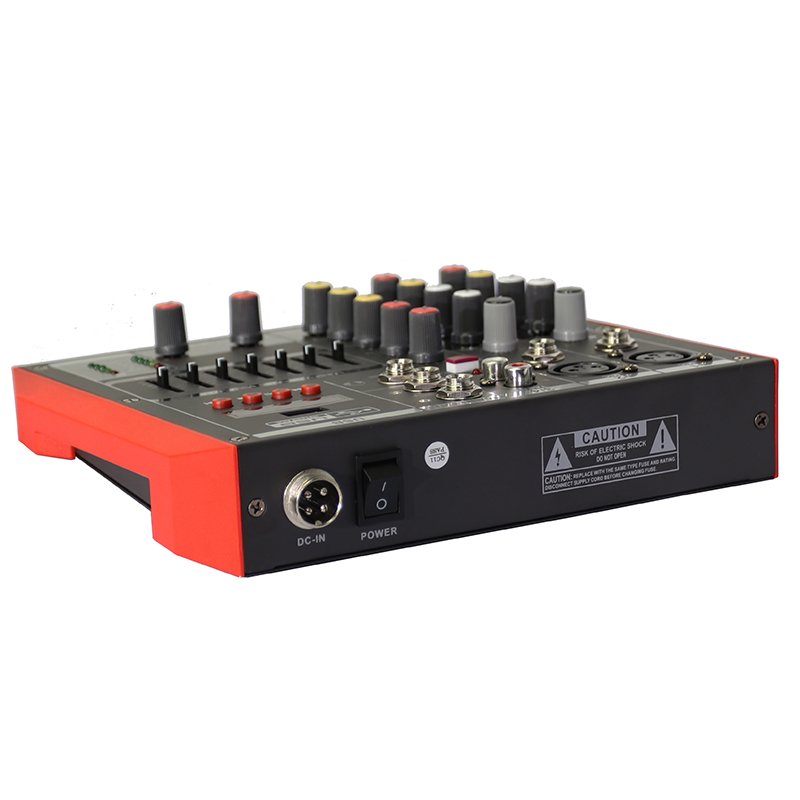 Professional Music Equipment Mixing Console With 48v Power video Dsp Usb Mp3 Dj Mini sound mixer mixing console