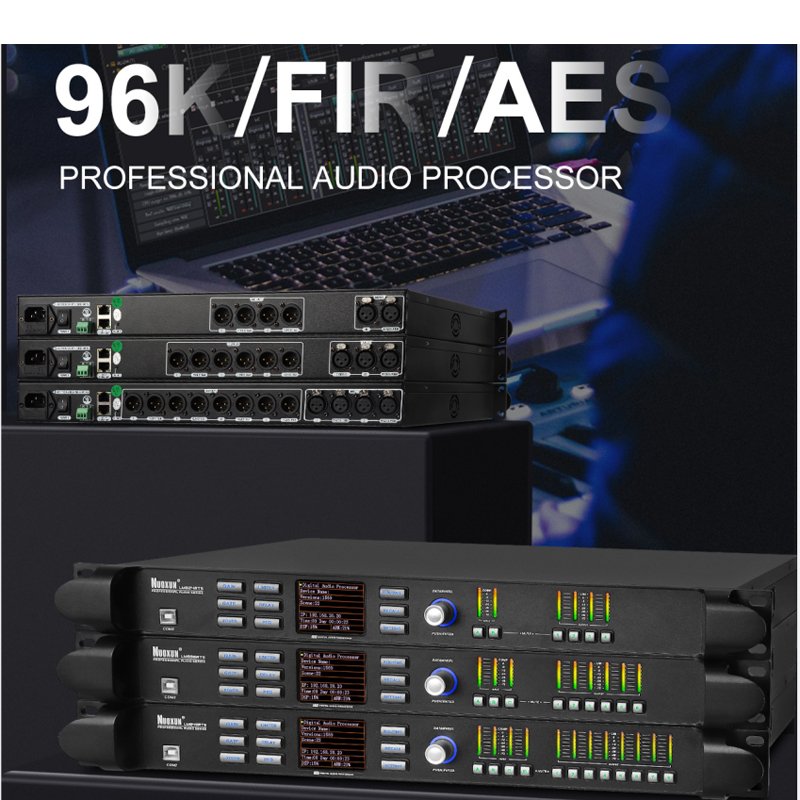DriveRack 4 Input 8 Output DSP Digital Audio Processor for Professional Stage Sound Equipment