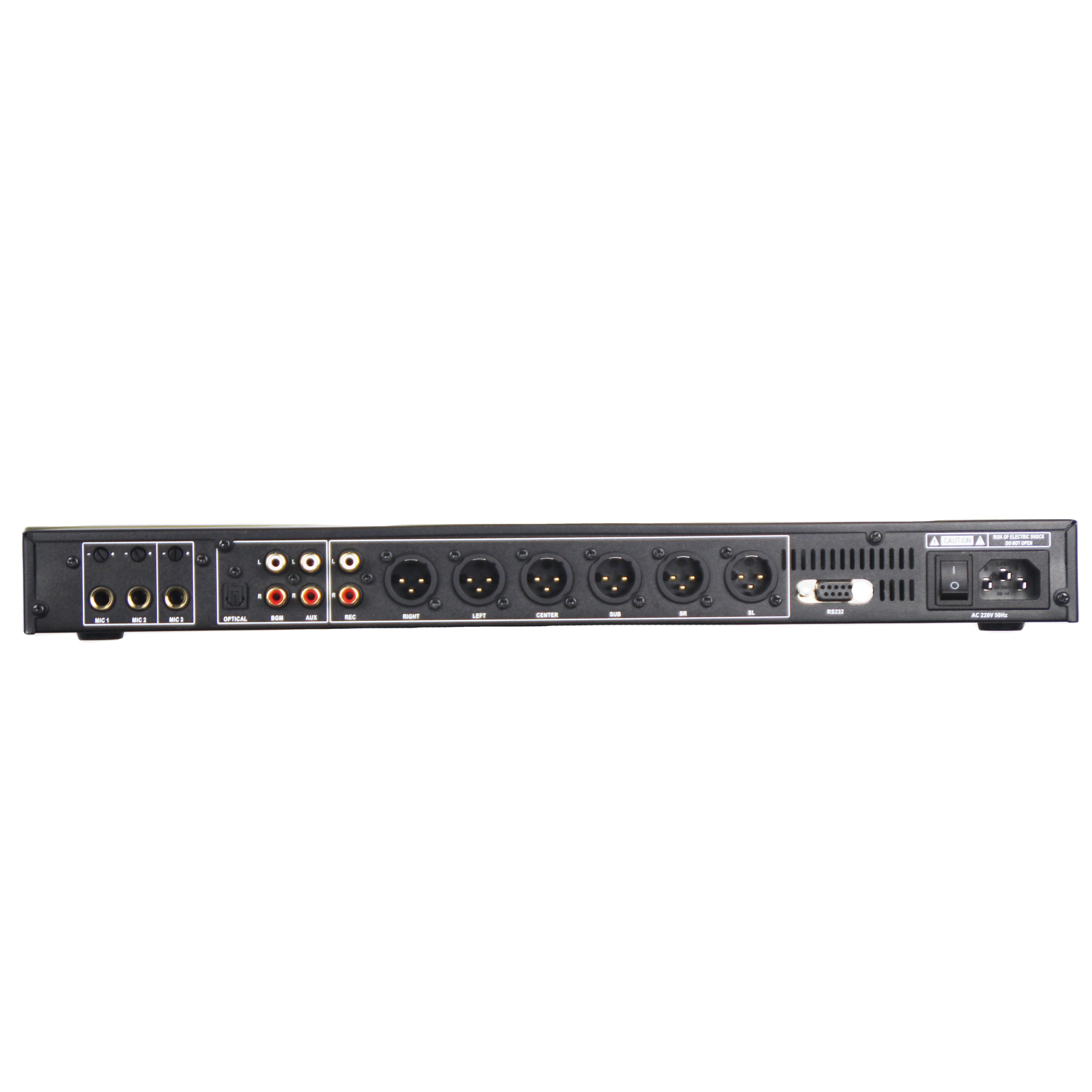 High-Quality DSP Audio Processor Comes with four reverb effect models for Enhanced Professional Sound system