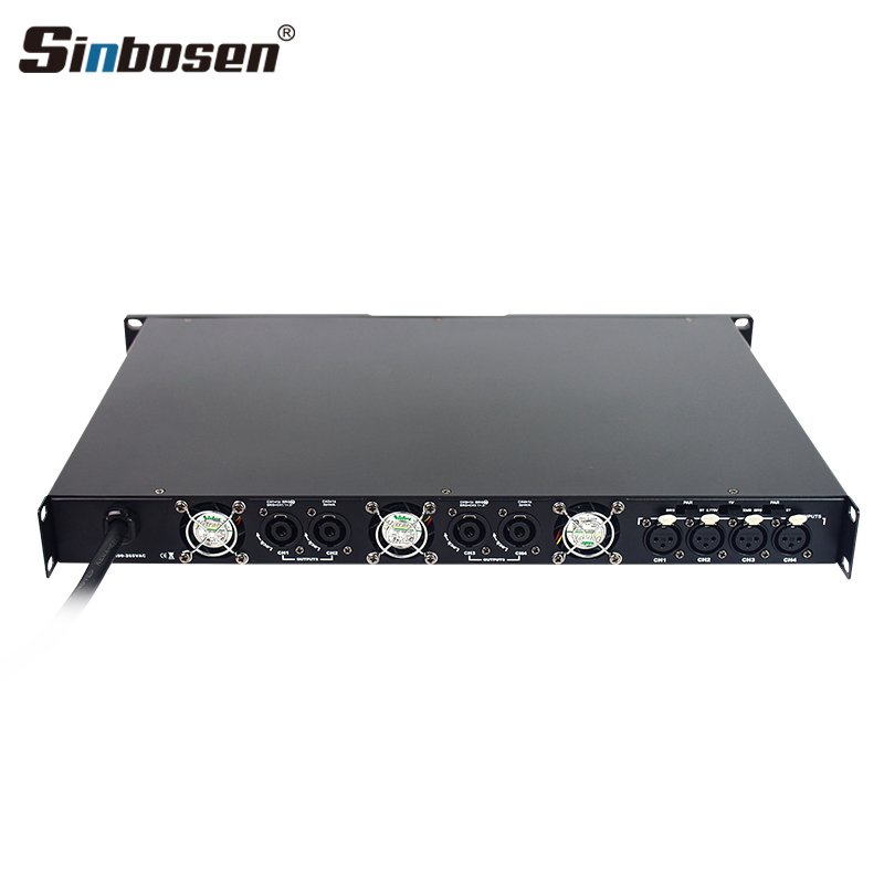 Sinbosen K4-1000 powerful perfect sound digital 4 channel 1000 watts professional sound amplifier