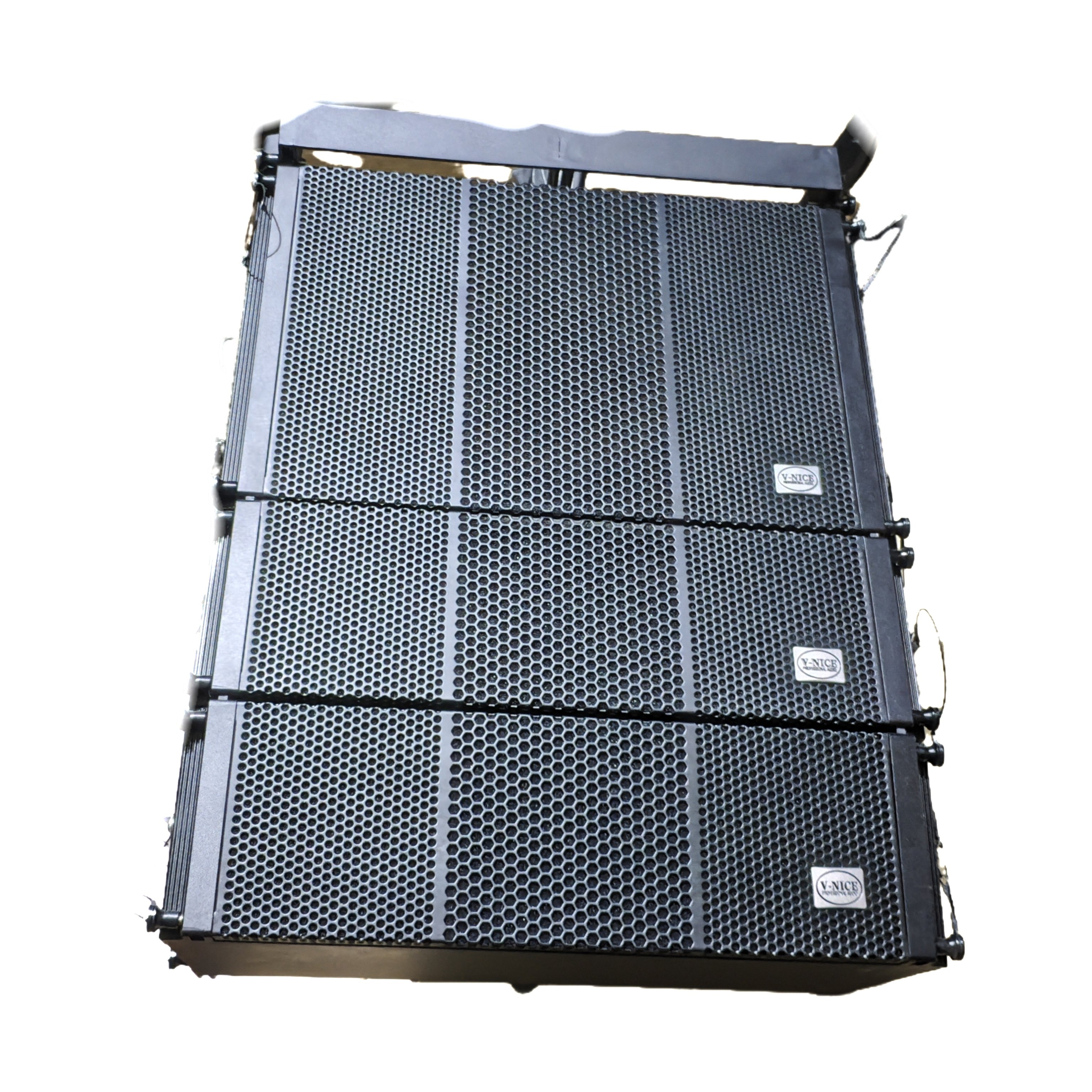 Professional 16 Ohm Impedance Double 6.5 Inch 114dB SPL Linear Array Audio System Metal Shell for Theatres Concert Halls Passive