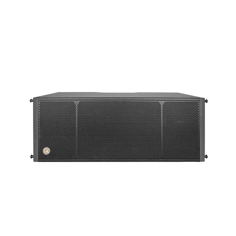 Best surround sound bar line array speaker dual 12 inch subwoofer with amp