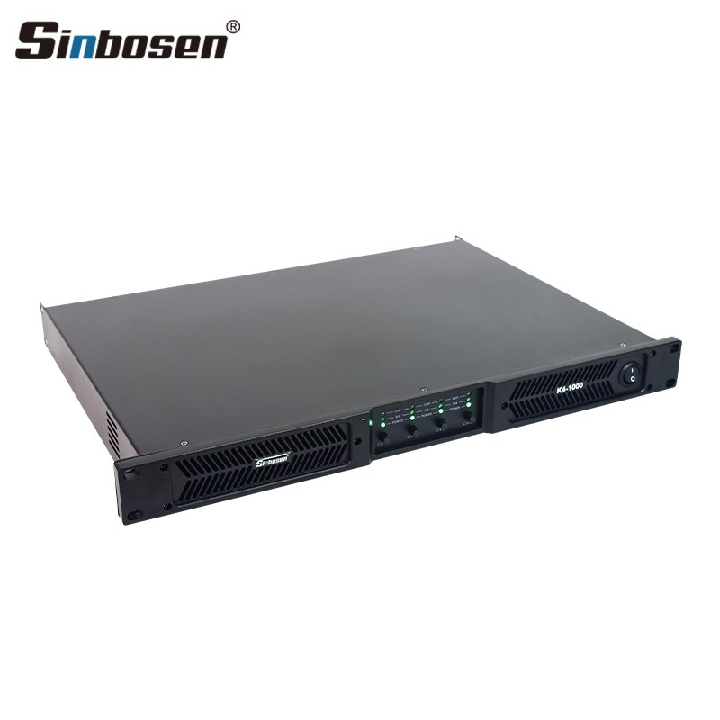 K4-1000 power amplifier 4 channel 1 u 1000 watts clase d high frequency amplificador de audio