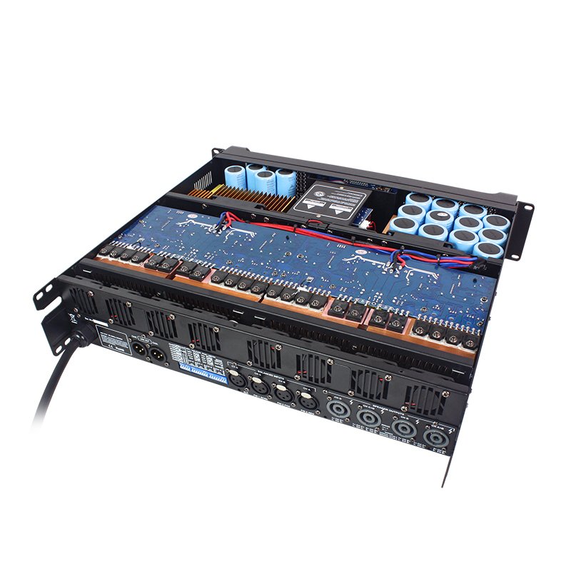 Professional Audio 4 Channel 1350W DS-10Q With 8 Rear Fans Professional Amplified Sound Linear Amplifier Club Amplifier