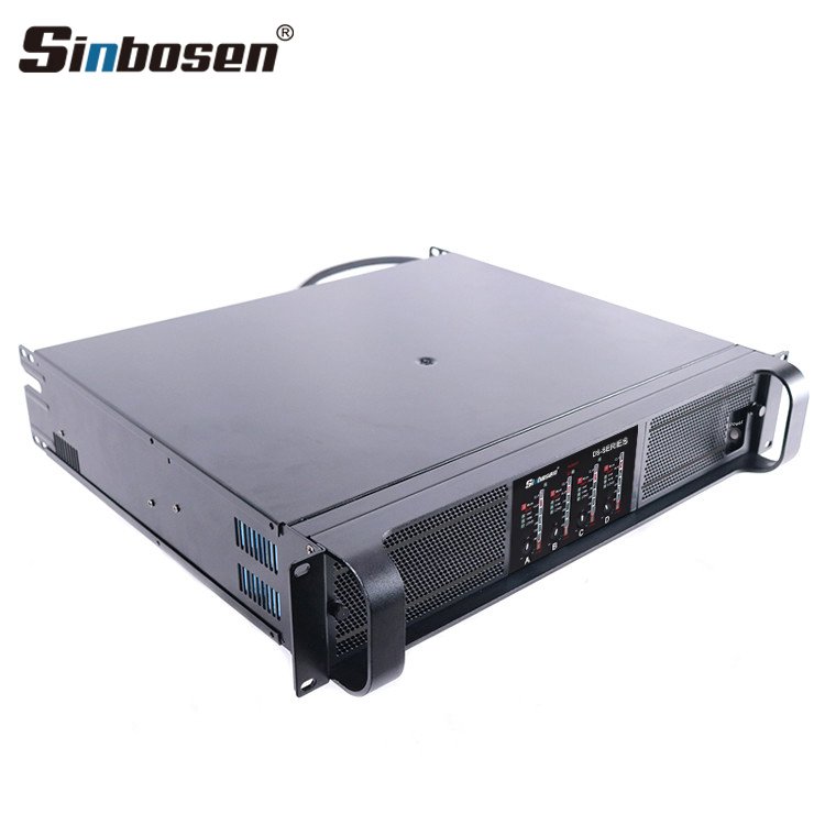 Professional Audio 4 Channel 1350W DS-10Q With 8 Rear Fans Professional Amplified Sound Linear Amplifier Club Amplifier