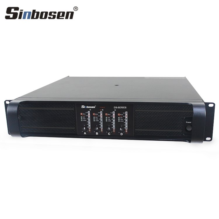 Professional Audio 4 Channel 1350W DS-10Q With 8 Rear Fans Professional Amplified Sound Linear Amplifier Club Amplifier