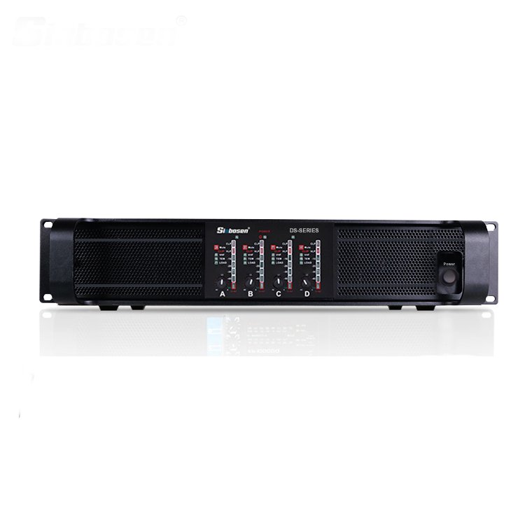 Professional Audio 4 Channel 1350W DS-10Q With 8 Rear Fans Professional Amplified Sound Linear Amplifier Club Amplifier