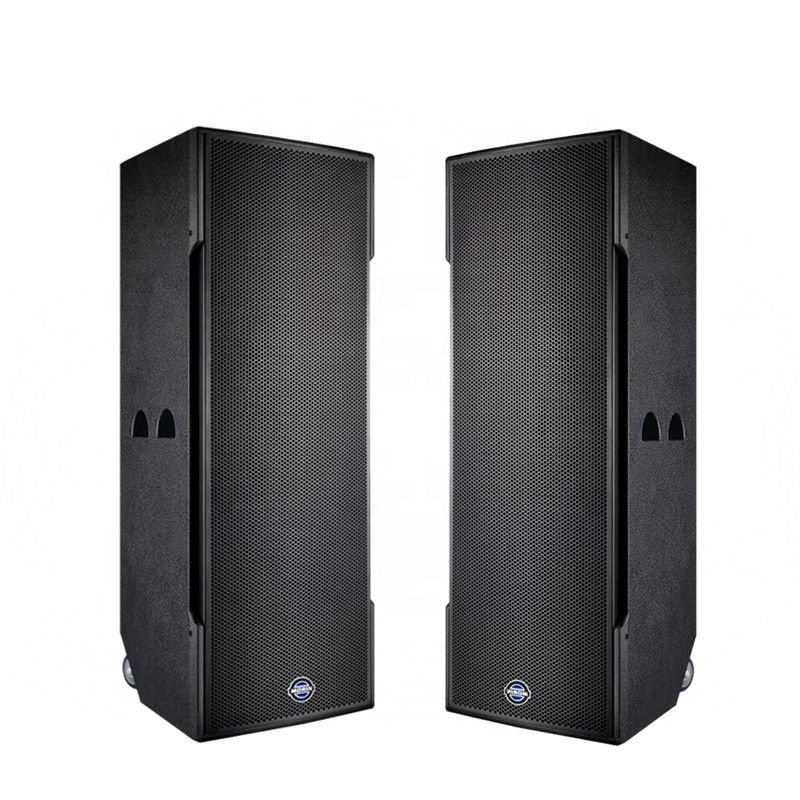 Double 15 Inch Woofer Medium Density Fibreboard Wooden Box Sound System Outdoor Professional Audio Passive Big Stage Speaker