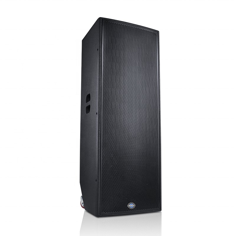 Double 15 Inch Woofer Medium Density Fibreboard Wooden Box Sound System Outdoor Professional Audio Passive Big Stage Speaker
