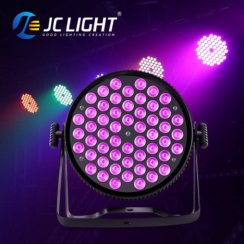 Jc Dj Par Light 54*3w Led Mini Flat Par Light Dmx Rgbw Disco Party Stage Effect 54 Led Par Light