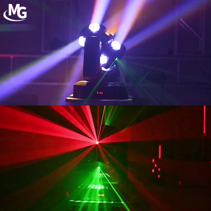 150W Hot Wheels Auto DMX512 Party Stage Wind Fire Wheel Light LED Moving Head Beam Laser Effect Light For Disco Party Bar