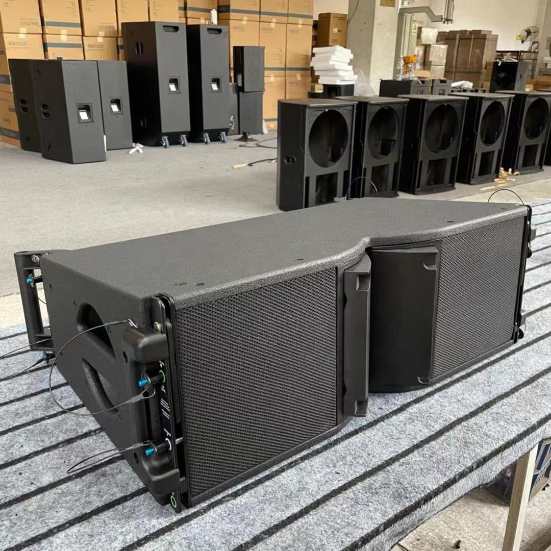 K10 empty box dual 10" audio system sound professional music powered line array system speakers empty cabinet