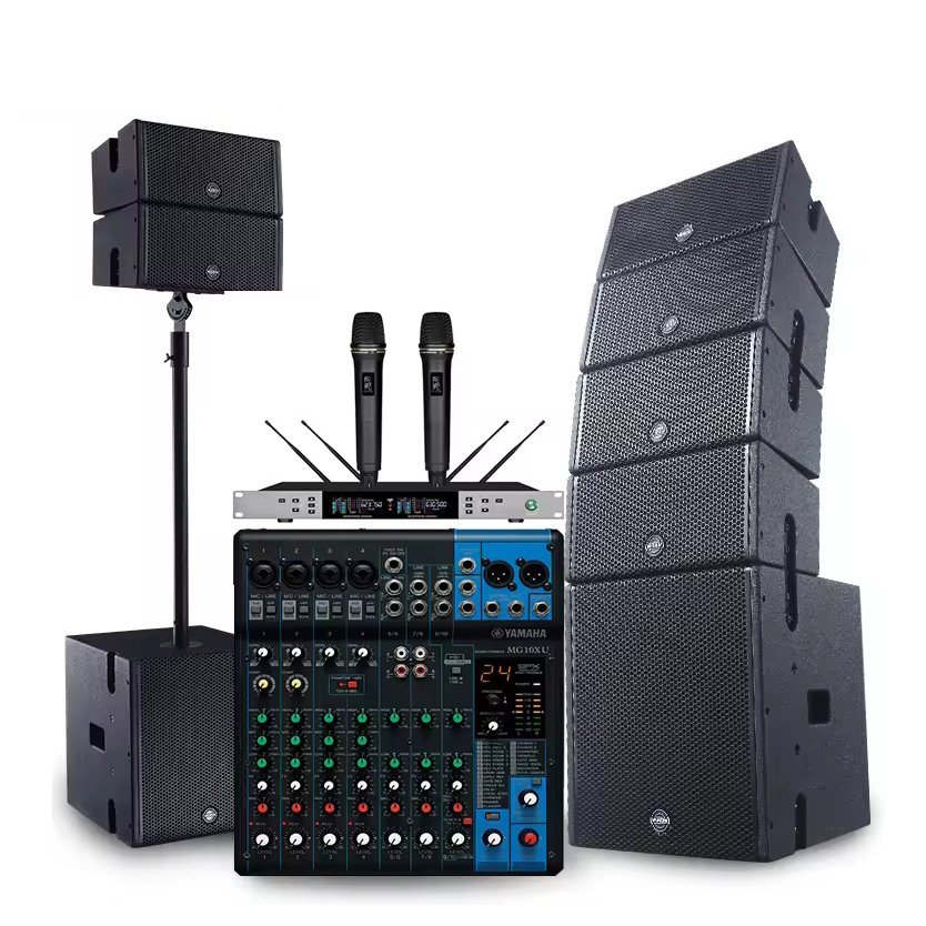 Newest Exclusive mini line array sound system Dual 5inch coaxial speaker for meeting room Morin Cox-5.4