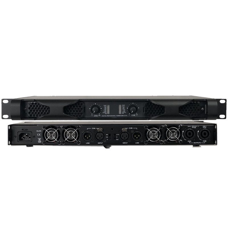 Factory Price Audio Sound Equipment System 2Ch Portable Event Amplifier 1u Digital Power Amplifier
