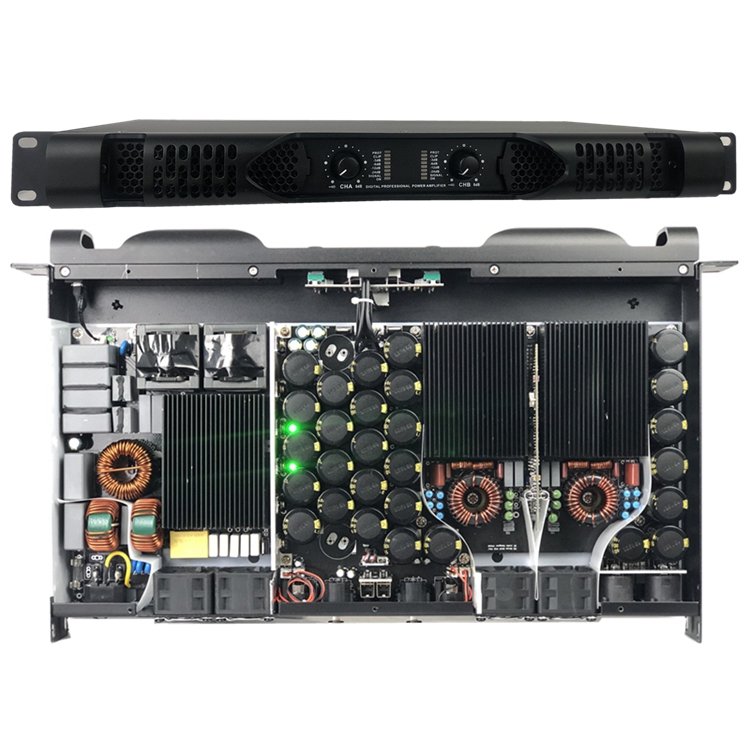 Factory Price Audio Sound Equipment System 2Ch Portable Event Amplifier 1u Digital Power Amplifier