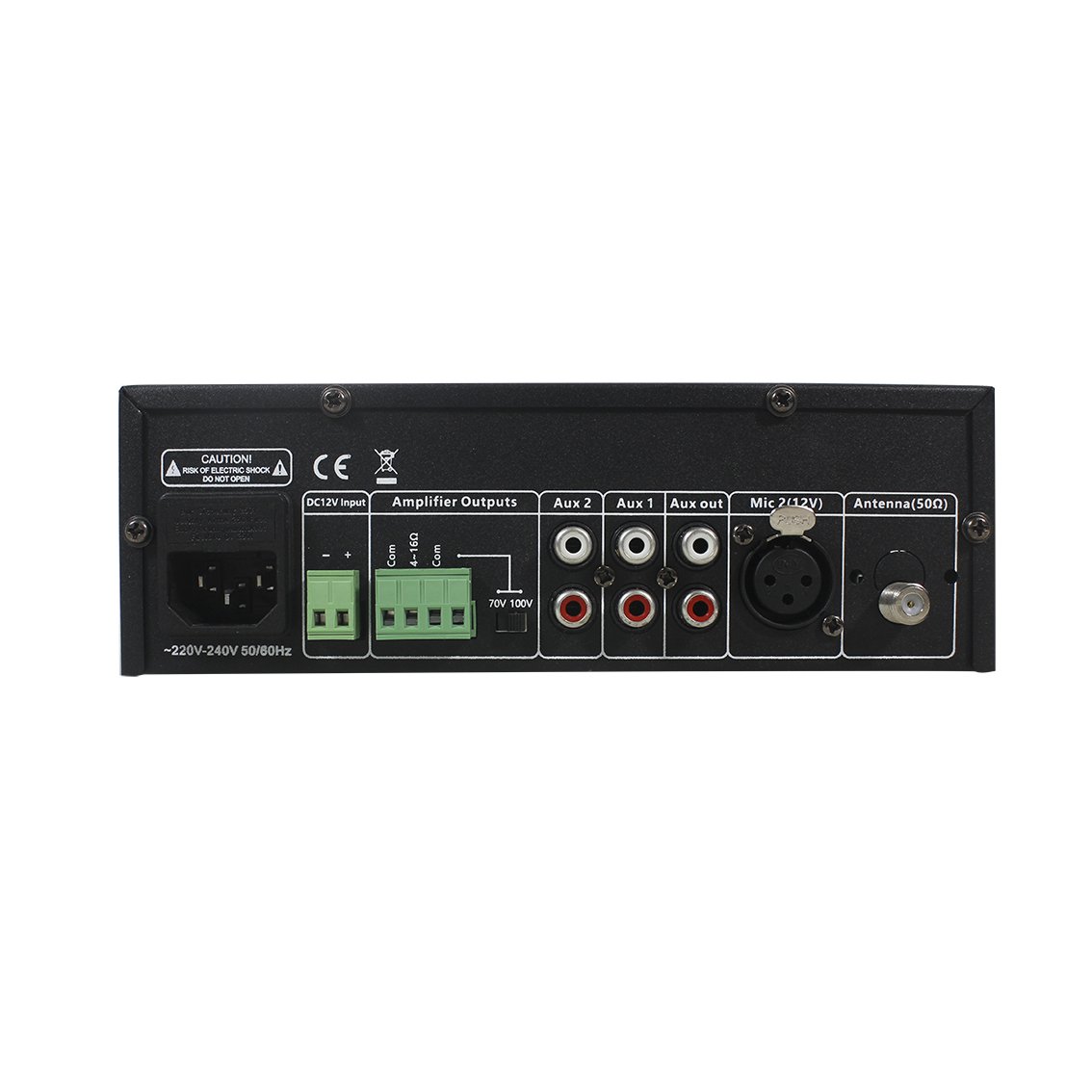 30W Mixer Power Amplifier with USB, Bluetooth, DAB Tuner, EQ, and Backup Battery